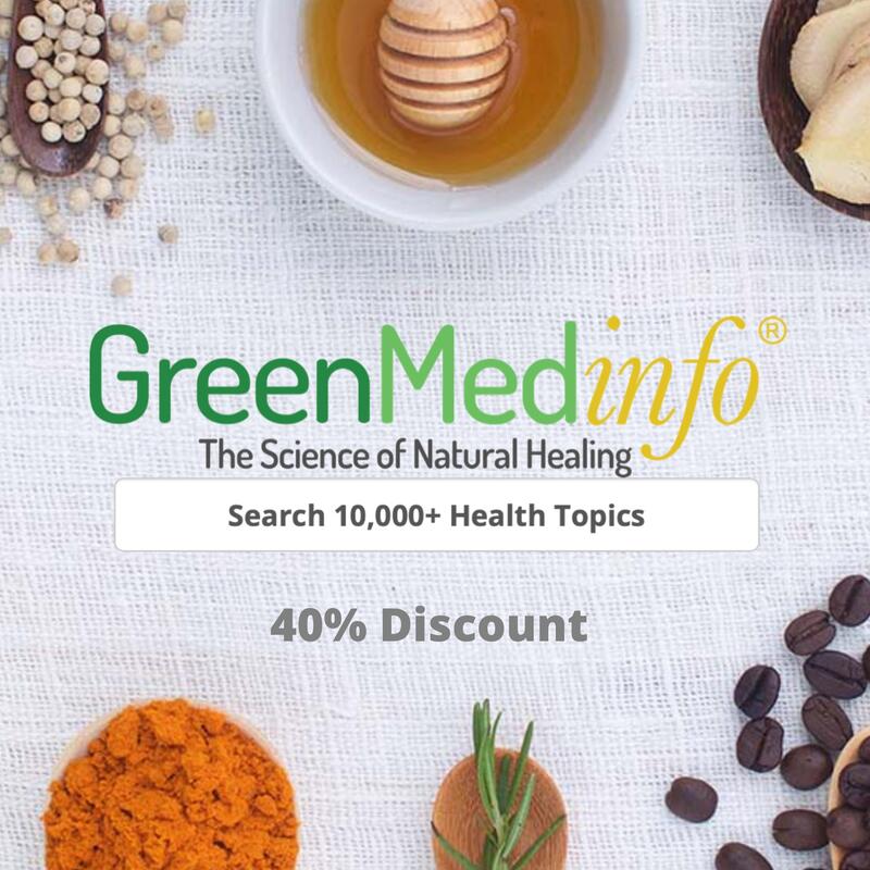 Greenmedinfo 40% Discount