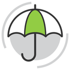 Umbrella Icon symbolizing Liability Insurance for Holistic Nutritionists